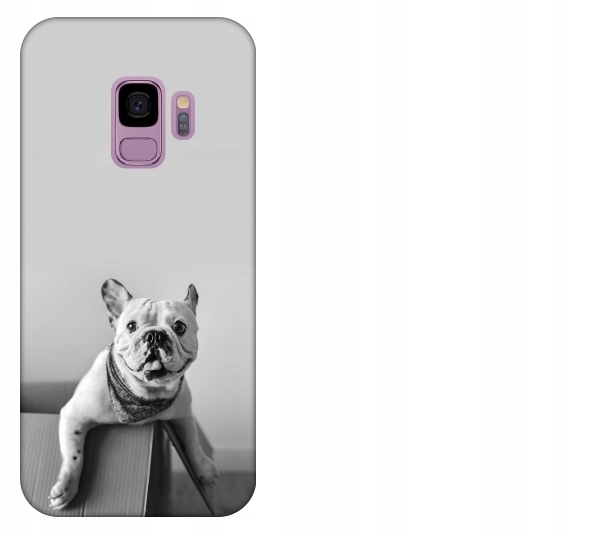 

Etui pokrowiec Samsung Galaxy S9 Pies buldog franc