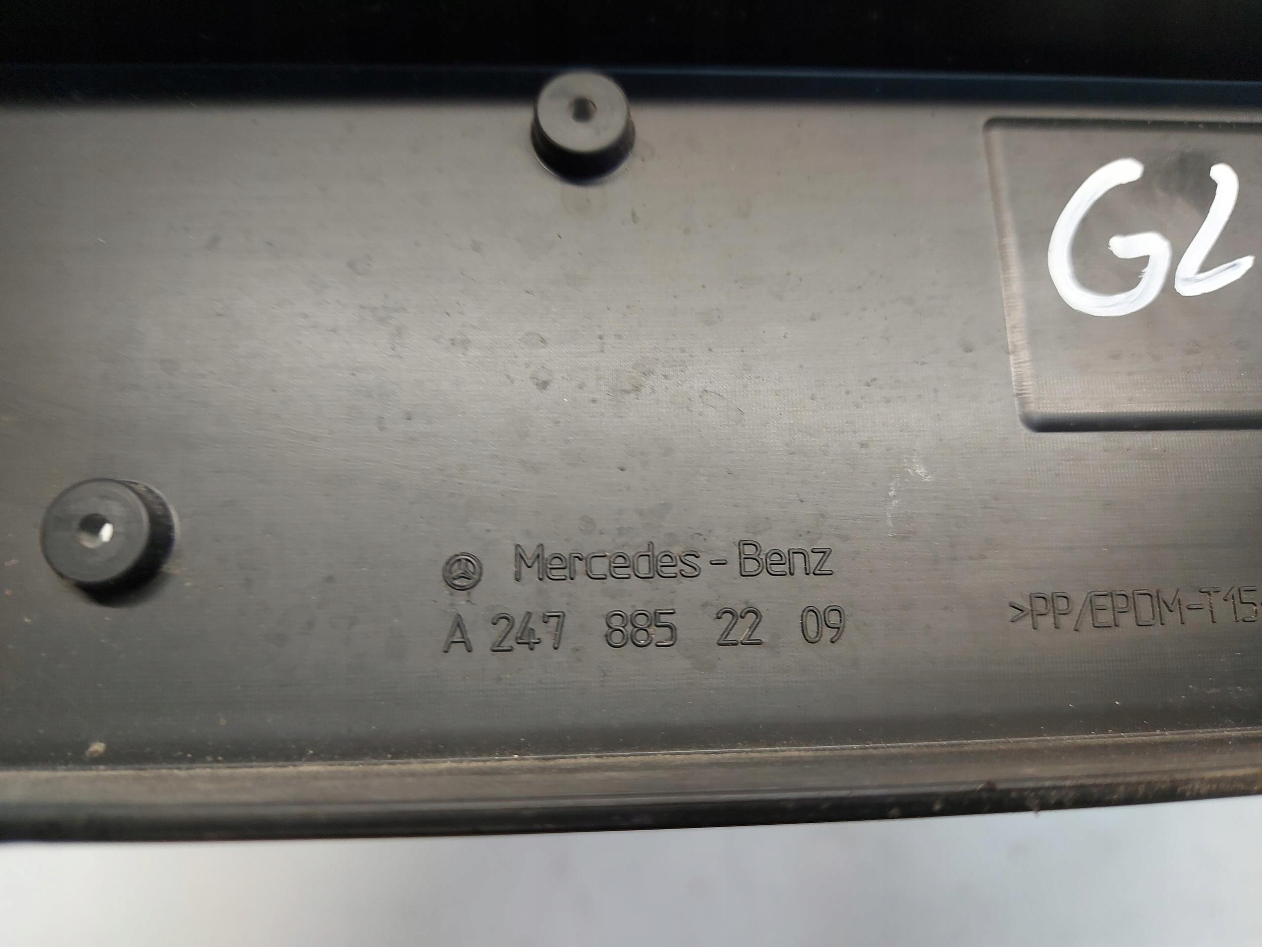 Mercedes GLA 200 II H247 W247 2023r frame below TABLICE A2478852209
