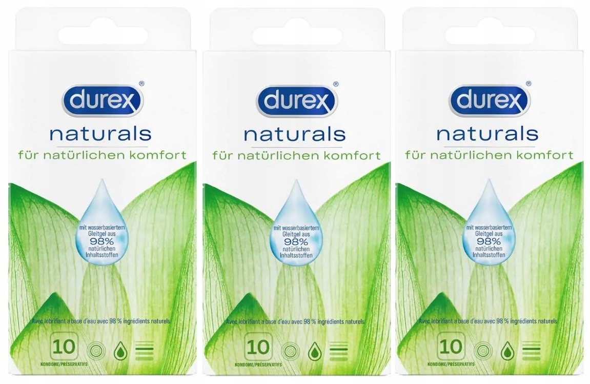 

Durex Naturals Cienkie prezerwatywy 30 szt.