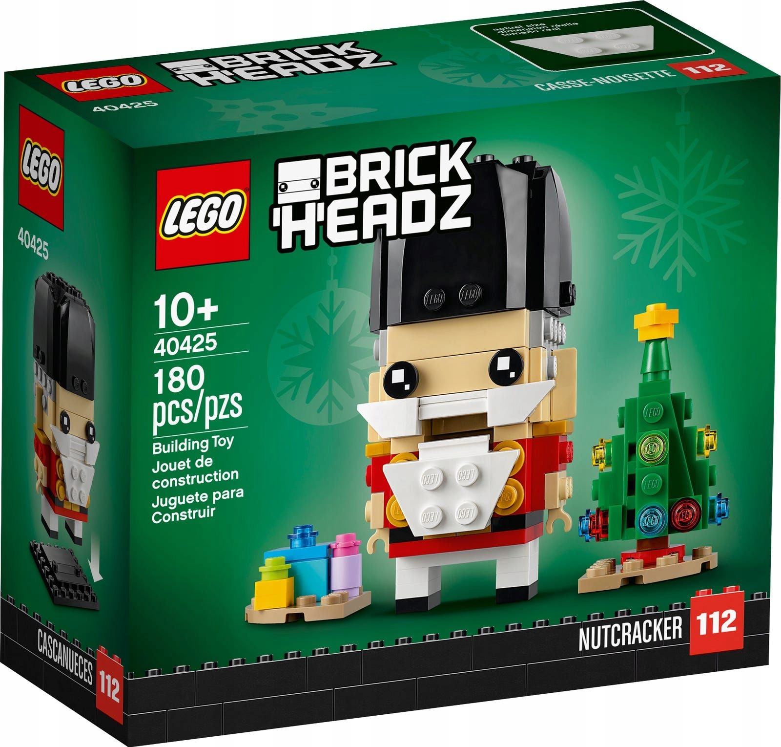 Lego 40425 BrickHeadz Louskáček Vánoční sada Dárek Vánoce
