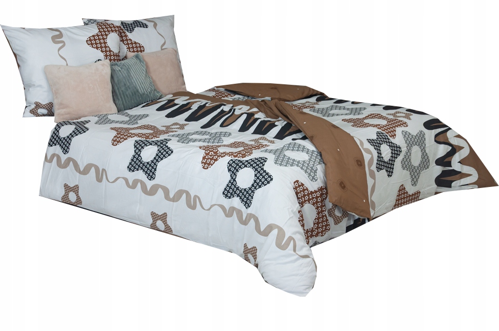 Pościel 140x200 Elway 100% komplet Bawełna satynowa Nowe 5048