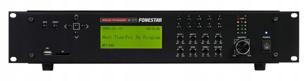 Fonestar MP-121P – ovládací jednotka USB/SD/MP3