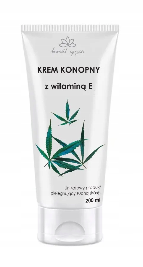

Kwiat Życia Krem konopny z witaminą E, 200 ml