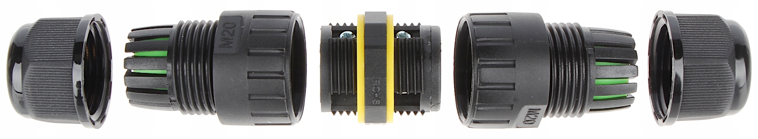 MUFA POŁĄCZENIOWA HERMETYCZNA IP68 PRZELOTOWA 3PIN Marka Inna