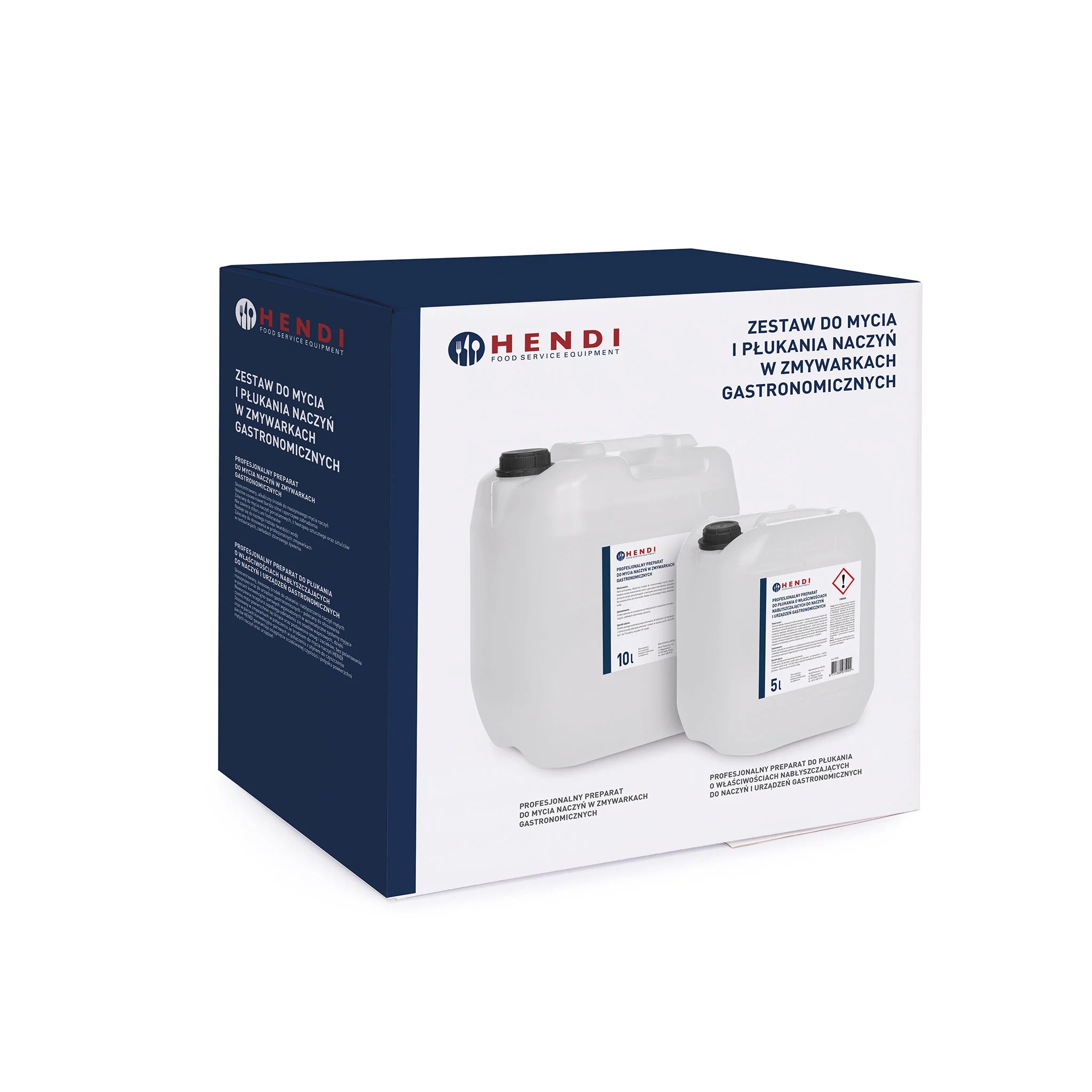 Levně Sada, prostředek na mytí nádobí 10 L a leštidlo 5 L