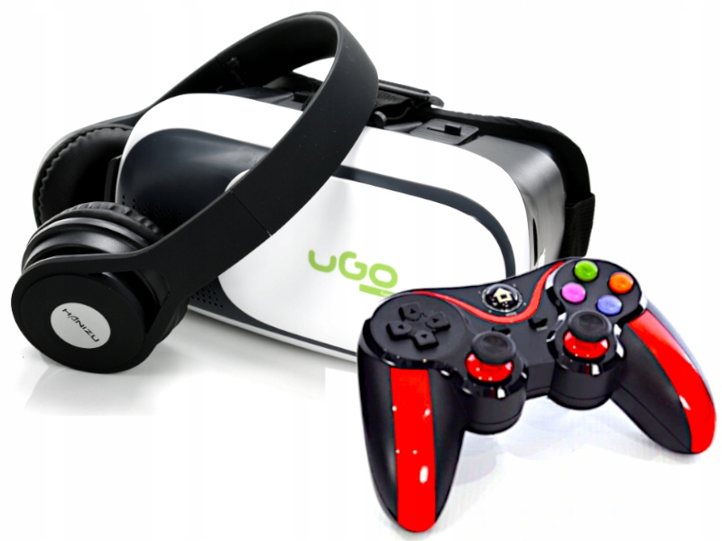 

pod Choinkę Gogle Box 3D Słuchawki Gamepad
