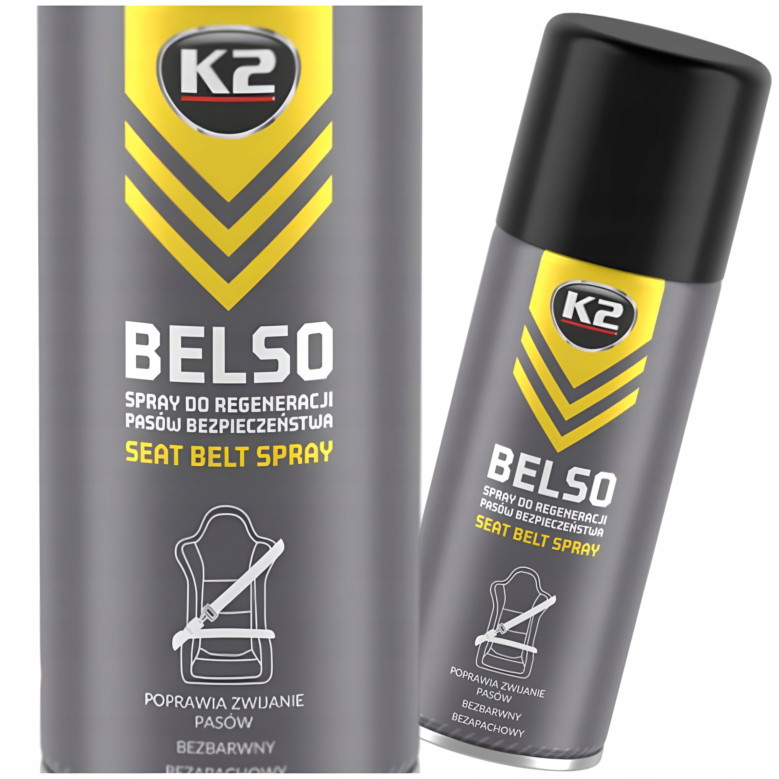 K2 Belso Spray Środek Do Czyszczenia Pielęgnacji Pasów Bezpieczeństwa 400ML