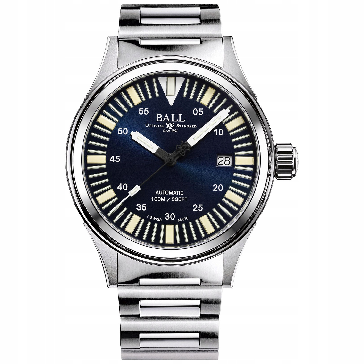 Pánské Hodinky Ball NM2098C-S18-BE1 stříbrné