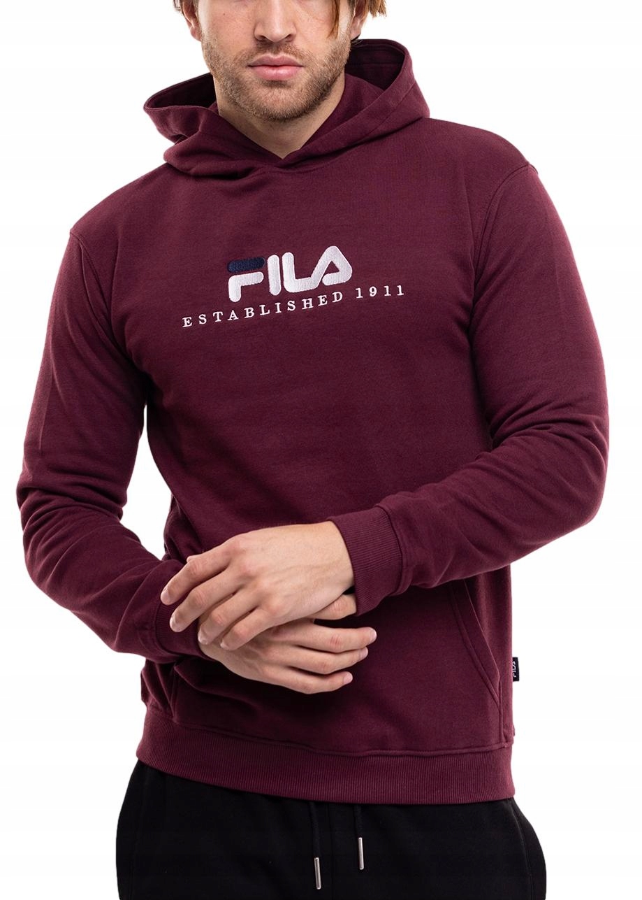 Fila pánská mikina s kapucí sportovní tepláková pohodlná bavlněná vel S