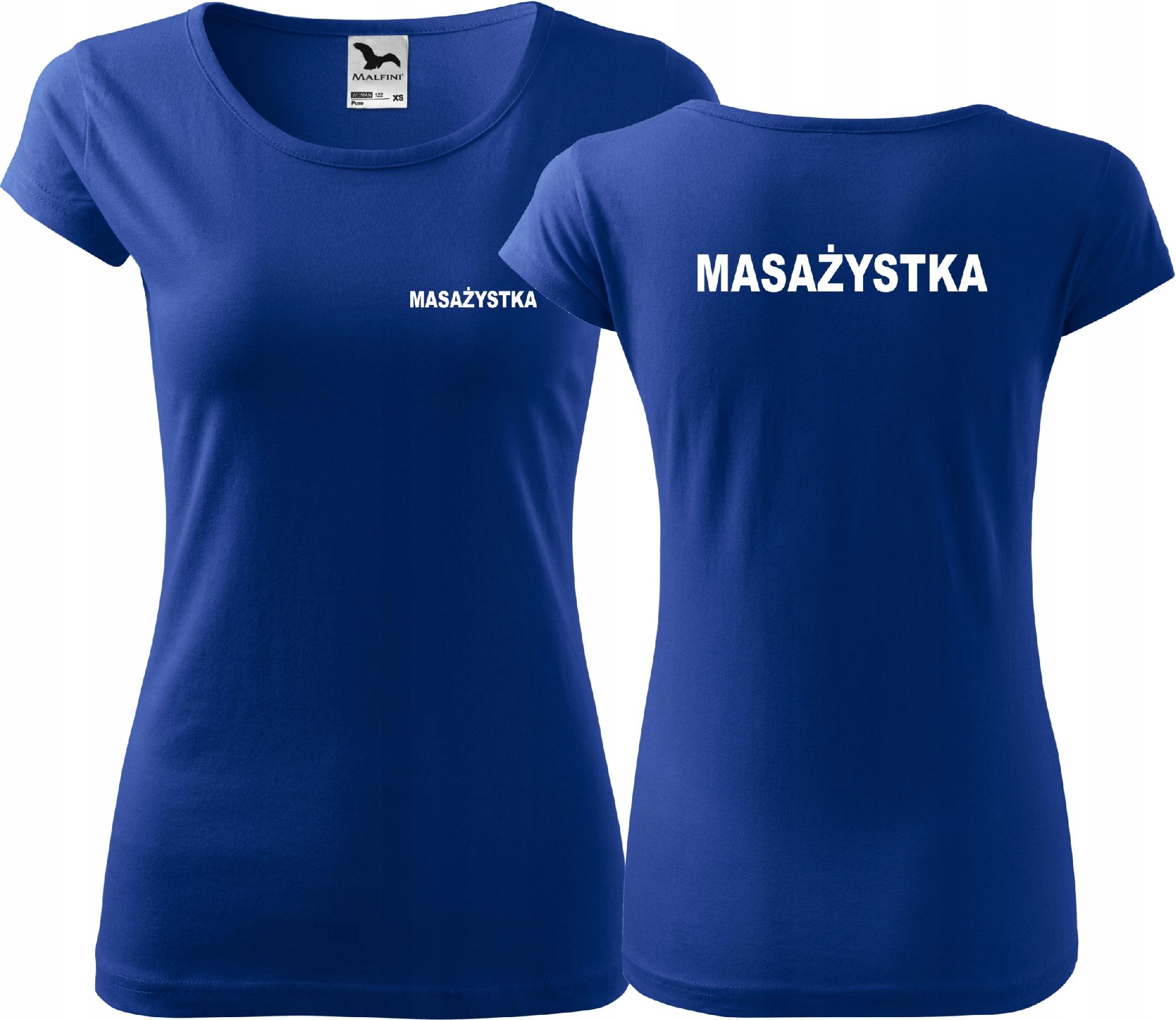 

Koszulka medyczna damska Pure t-shirt Masażystka