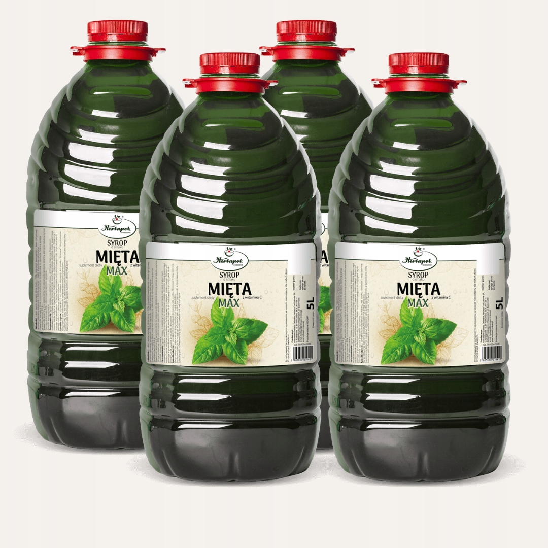 Syrop Mięta z witaminą C 5l Herbapol Kraków