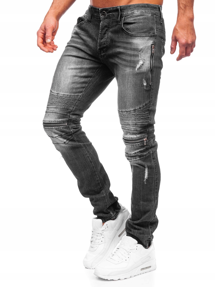 

Spodnie Męskie Jeansowe Czarne MP007N DENLEY_31/M