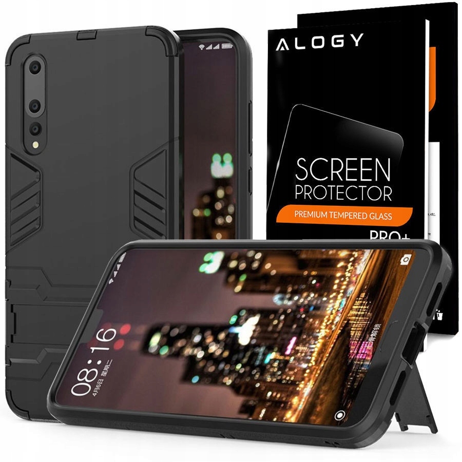 

Etui Alogy Armor Stand Do Huawei P20 Pro + Szkło