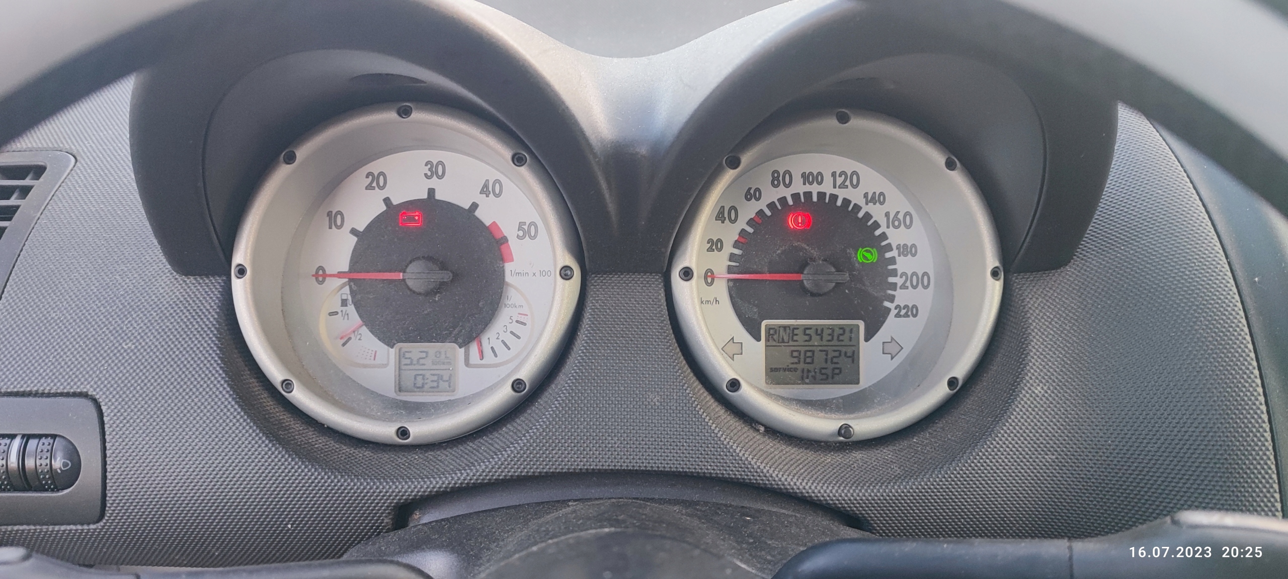 VW LUPO 3L dials dials 1.2 TDI AUTOMAT