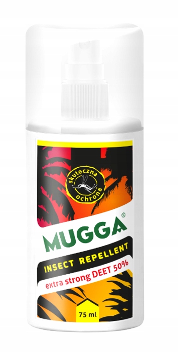 2x SPRAY NA KOMARY KLESZCZE MUGGA STRONG SKUTECZNY Kod producenta 2x SPRAY NA KOMARY MUGGA 50% DEET STRONG