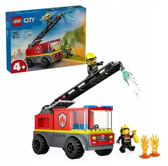 Lego City Hasičský vůz s žebříkem 60463