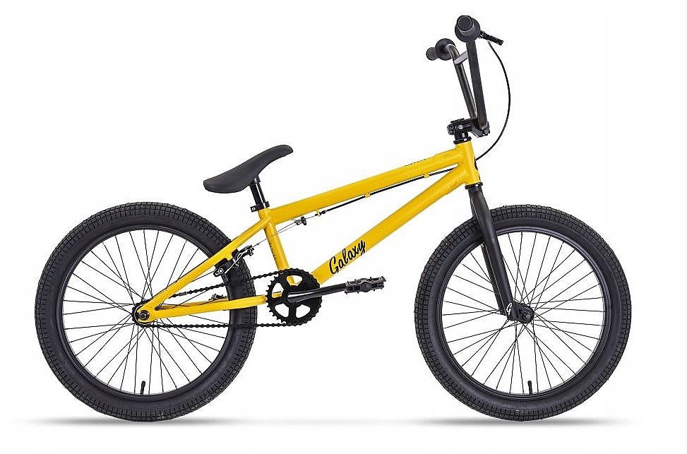 BMX GALAXY EARLY BIRD U-break żółty wyczynowy S200070