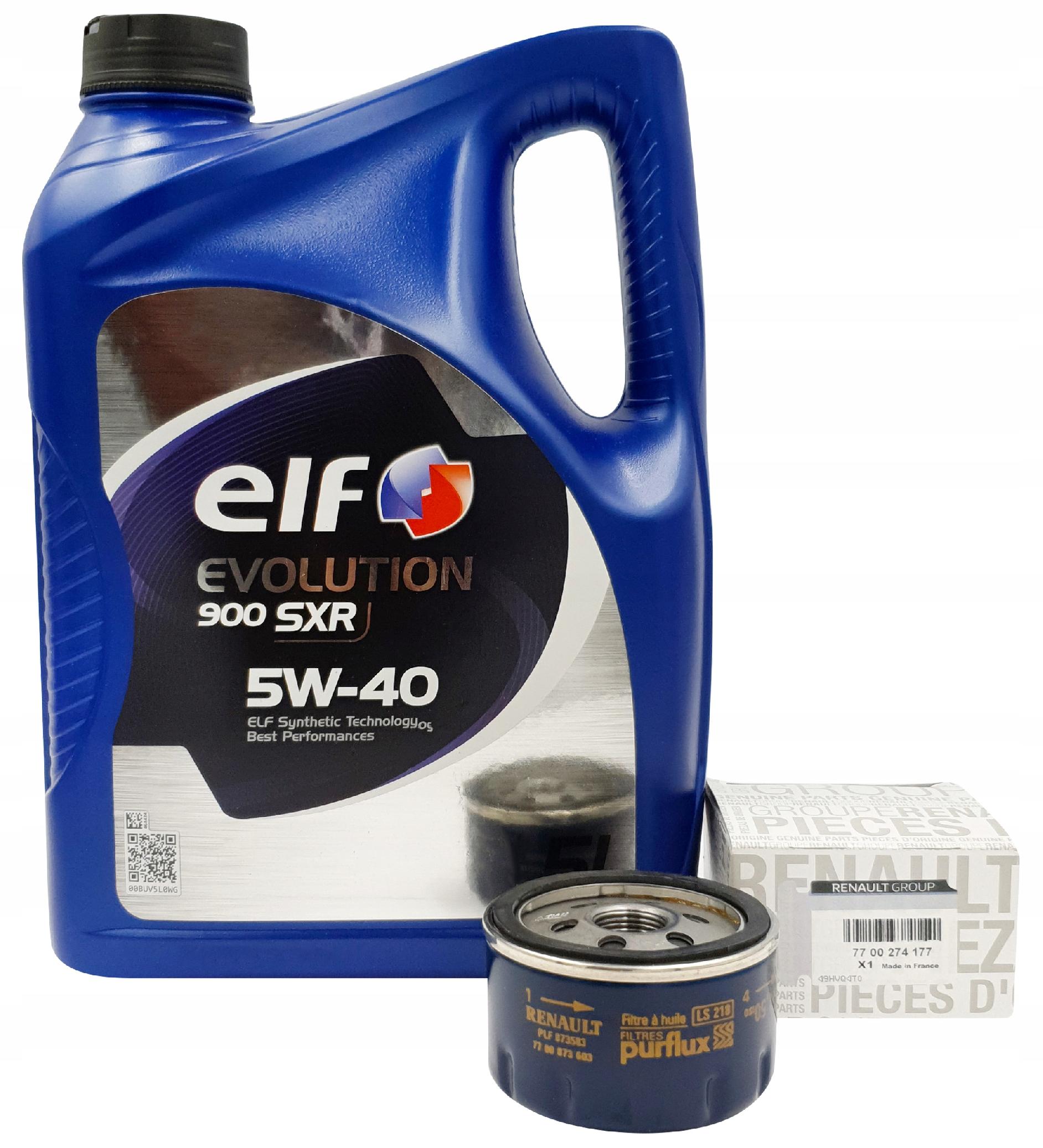 Oe Renault Clio I II 1.9D Filtr Oleju Olej 5W40