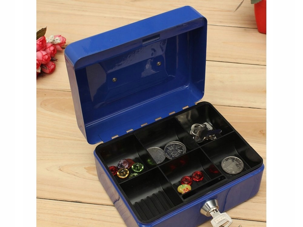 KASETKA METALOWA NA SKARBY DOMOWY SEJF Kod producenta 01442_N