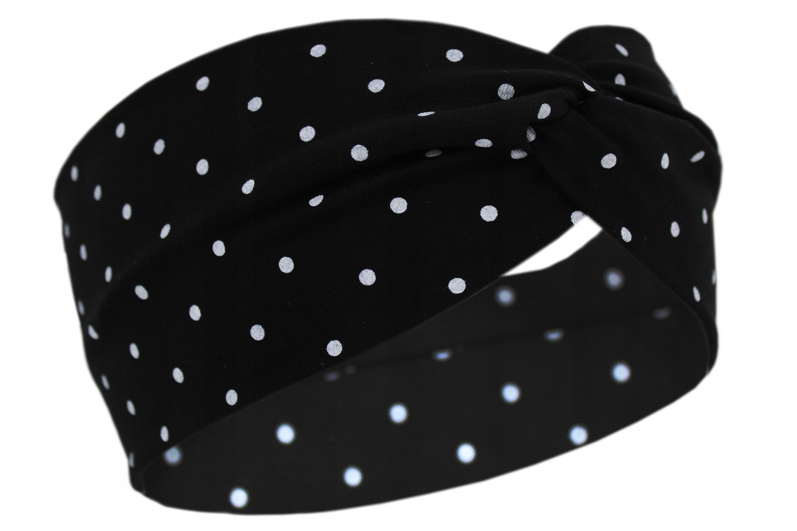 OPASKA DAMSKA NA GŁOWĘ WIOSENNA/LETNIA TURBAN DO WŁOSÓW BAWEŁNIANA OPASKA Marka Black Di