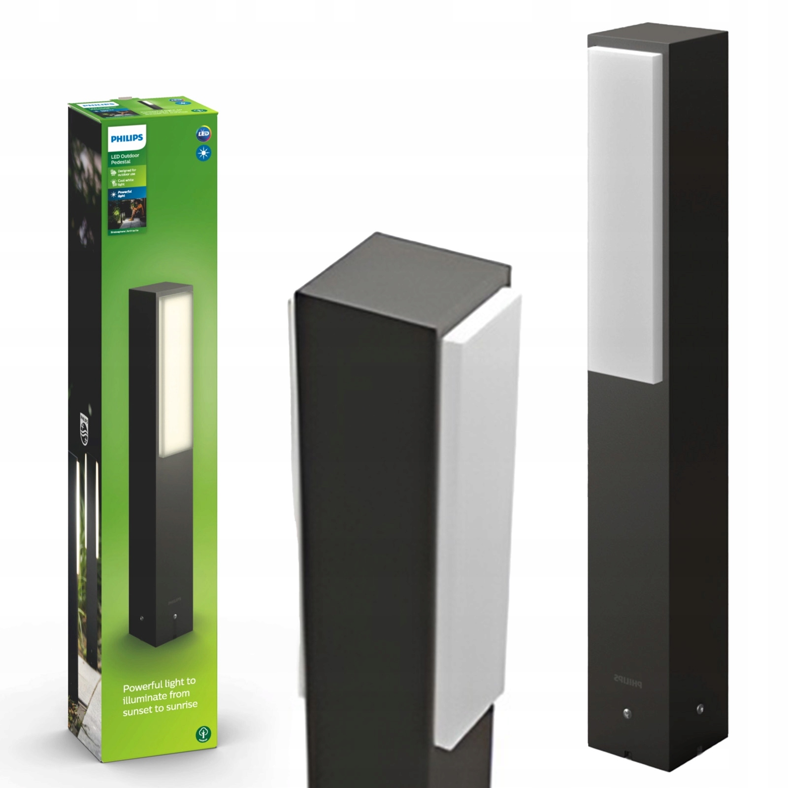 Vonkajšia záhradná lampa Stĺpik 42 cm Led 9W 1000lm 4000K IP44 Philips