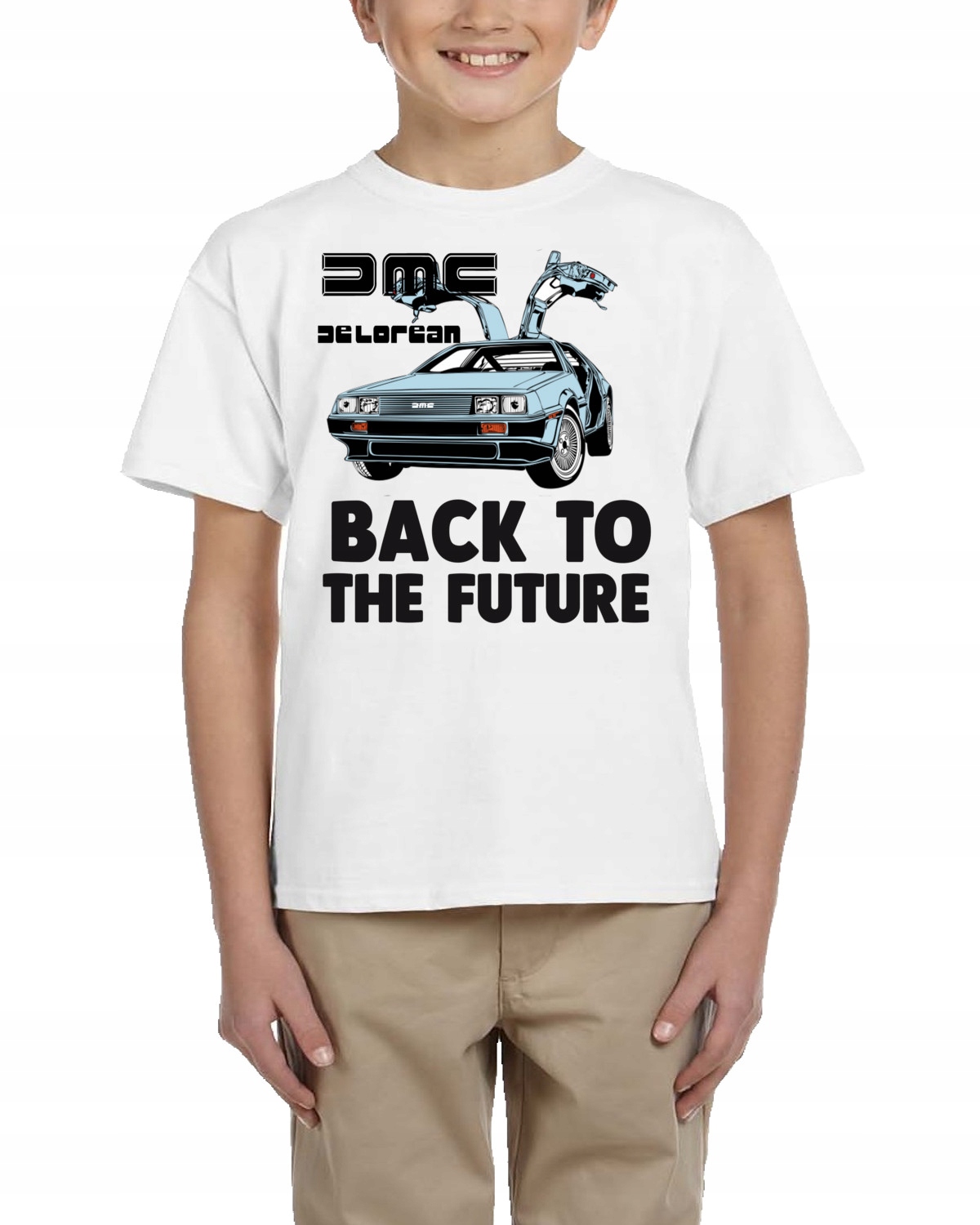 

3076 Koszulka Dziecięca Delorean Back Powrót 128