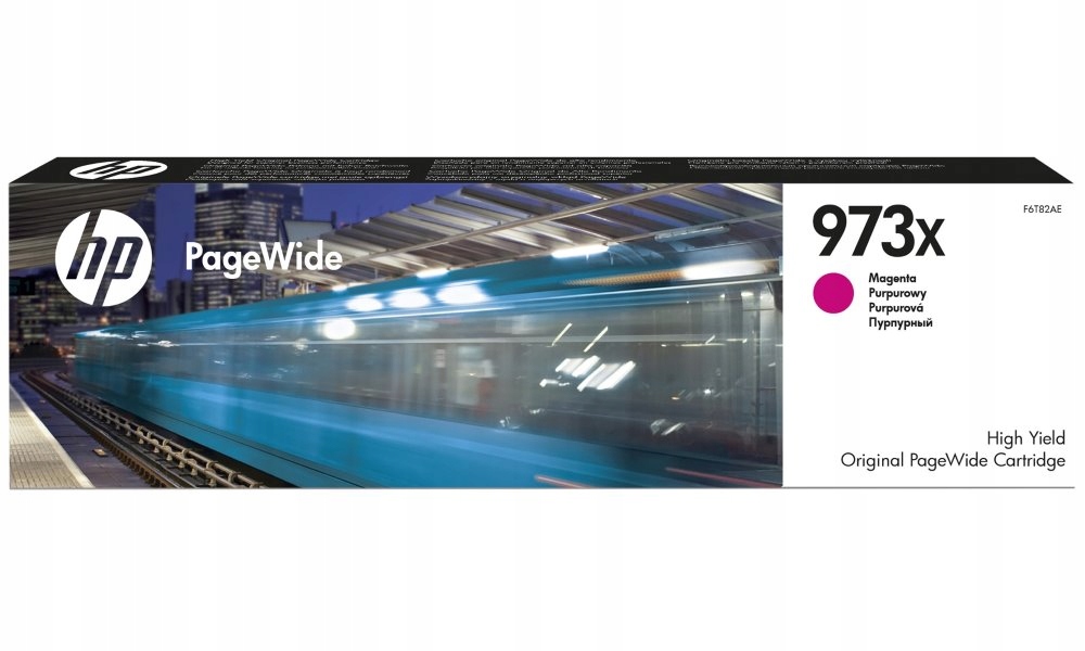 Hp inkoustová kazeta 973X purpurová F6T82AE originál