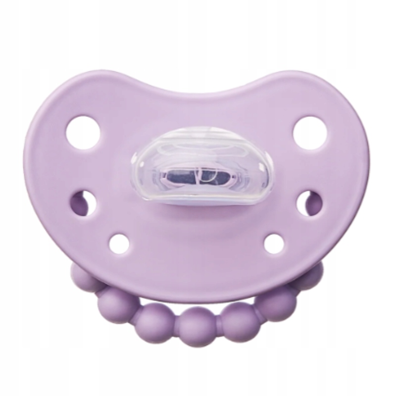 LUU Smoczek Silikonowy Pozycjonujący 0-3 m Kolor fioletowy