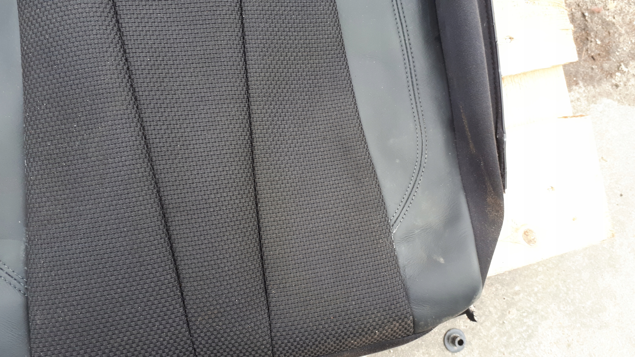 A4 B9 8W seat rear part MATERIAL leather POL SLINE