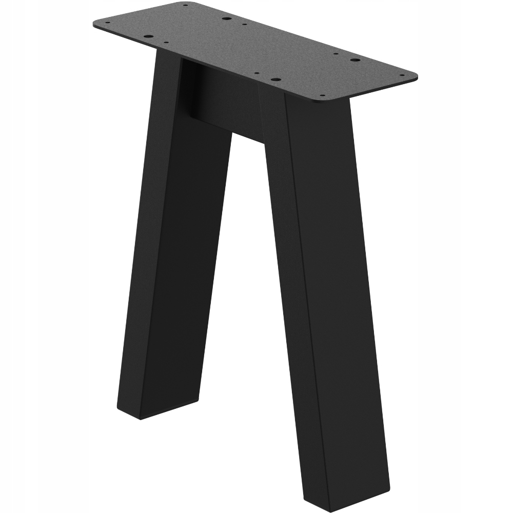 A8040 NOGI METALOWE DO ŁAWKI LOFT INDUSTRIAL - 350 MM GŁĘBOKIE CZARNE Marka BkStyl