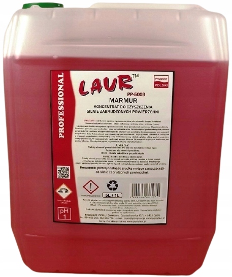 KONCENTRAT DO CZYSZCZENIA MARMURU Laur 5L