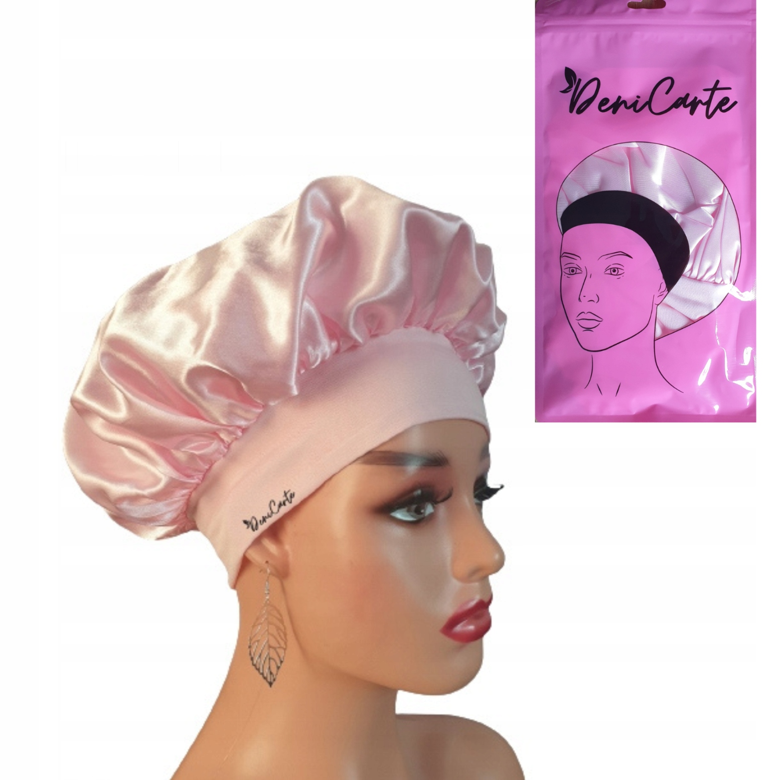 CZEPEK SATYNOWY DO SPANIA ZABEZPIECZAJĄCY LOKI