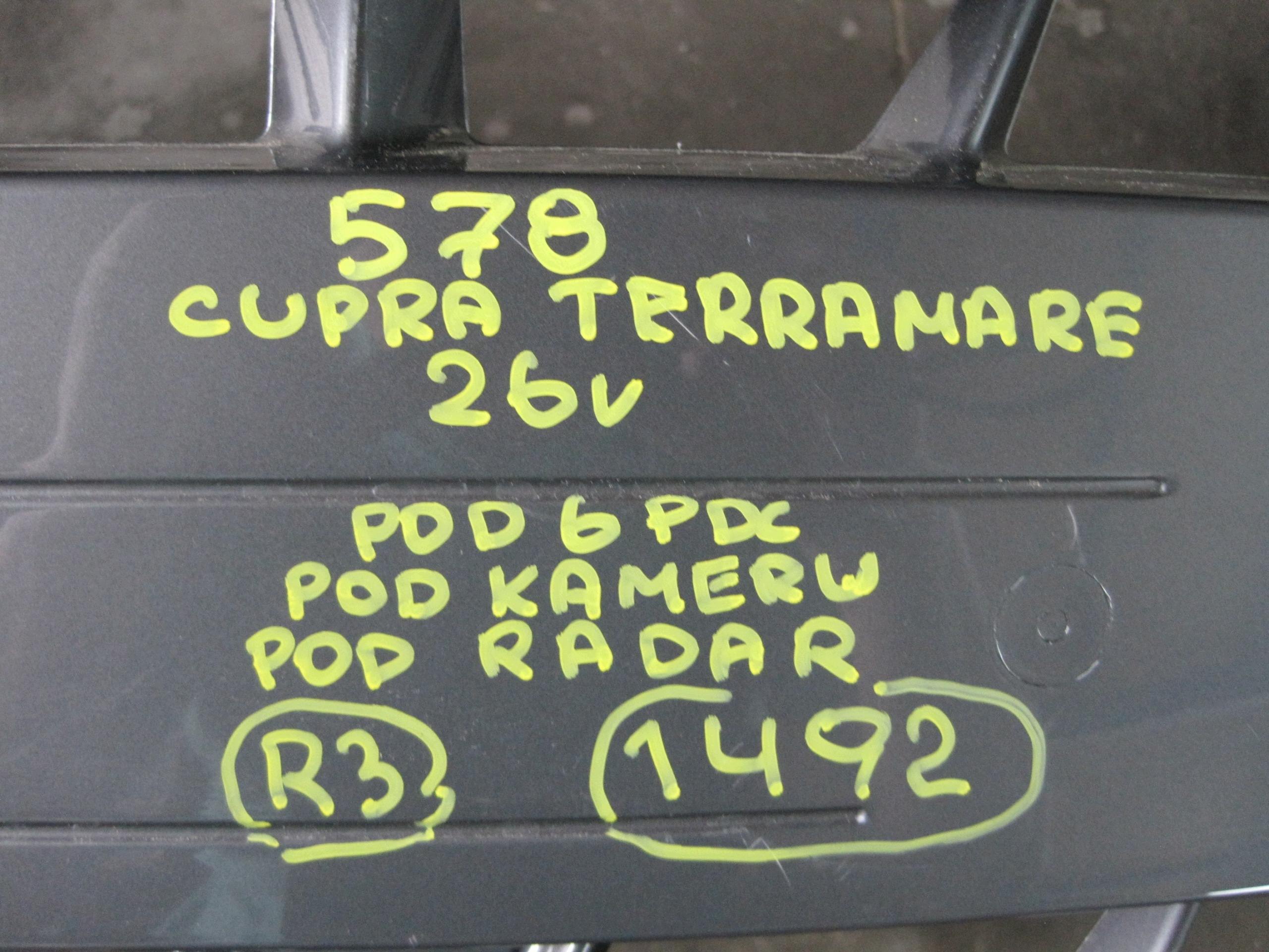 front bumper front CUPRA TERRAMAR 578 26R NR1492