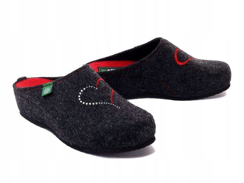 

Kapcie damskie Dr. Brinkmann 330008-09 anthraz r37