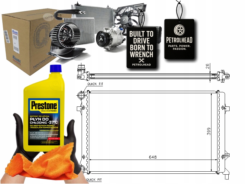 Chladič Motoru Audi A3 Seat Altea Altea XL Leon #Petrolhead Pro+ Kit5