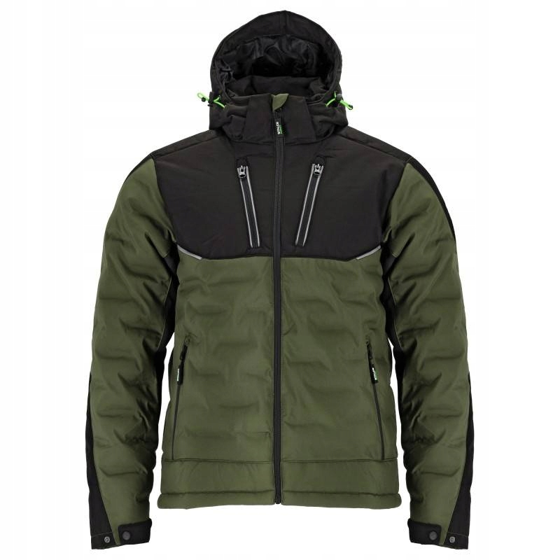 Bunda zateplená Logan J, olivová, 4XL, Stalco Perfect