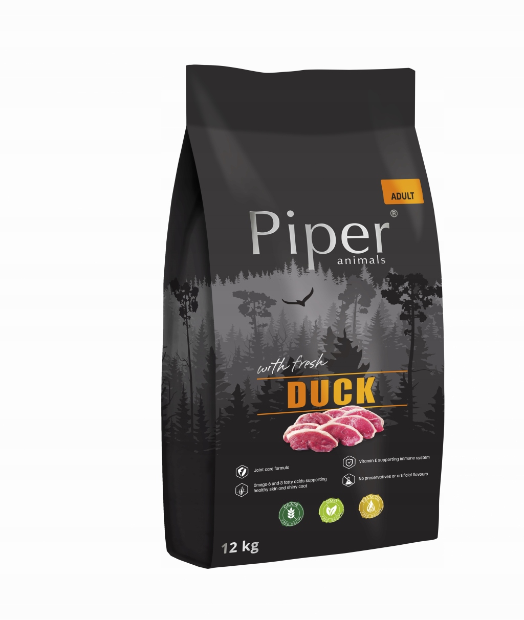 Levně Krmivo pro psy Piper s čerstvou kachnou 12 kg
