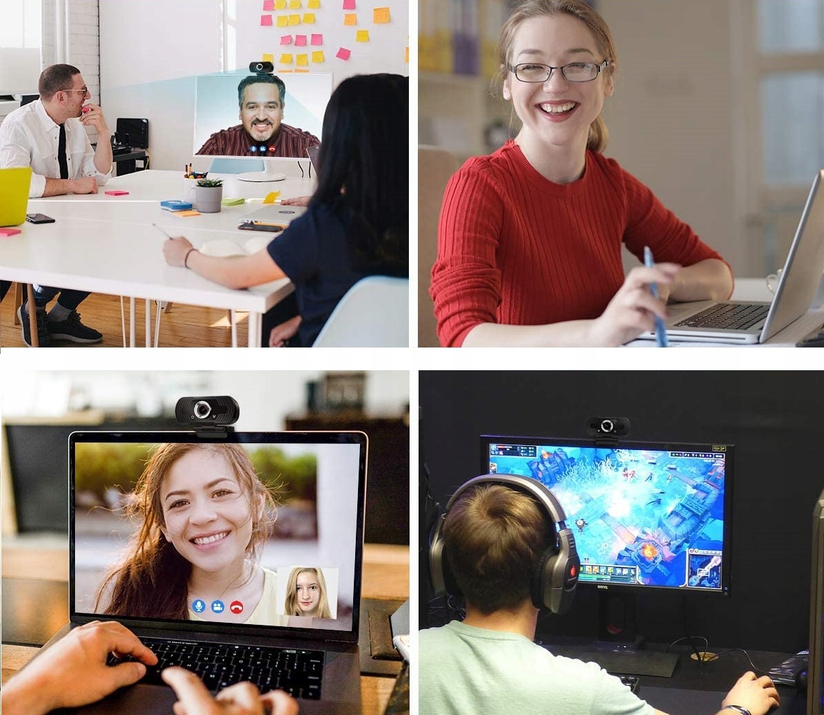 KAMERKA KAMERA INTERNETOWA DO LEKCJI FULL HD 192 x1080 DO LAPTOPA PC AGOG EAN (GTIN) 5906361205120