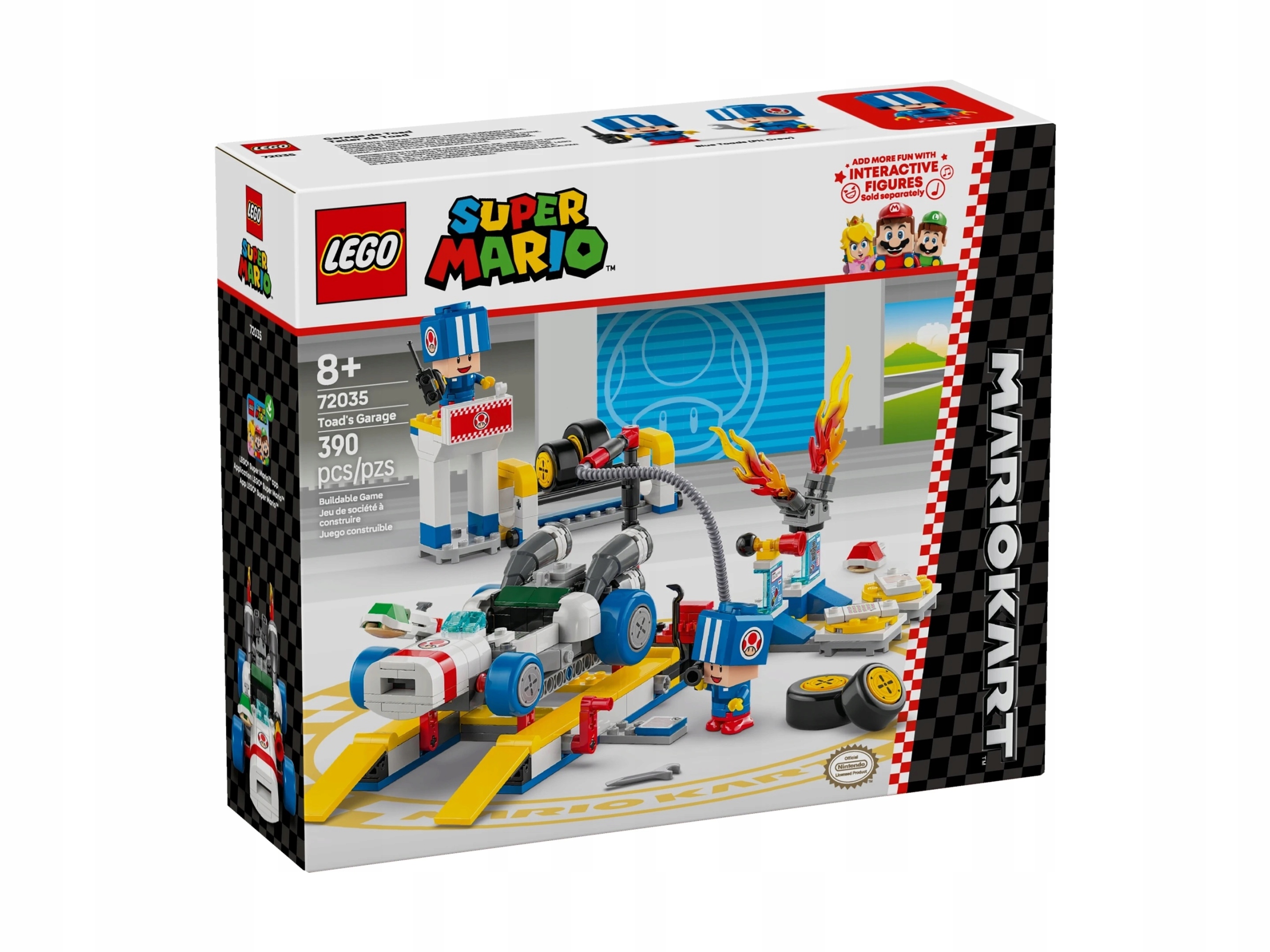 Lego 72035 Mario Mario Kart – Toad a jeho garáž