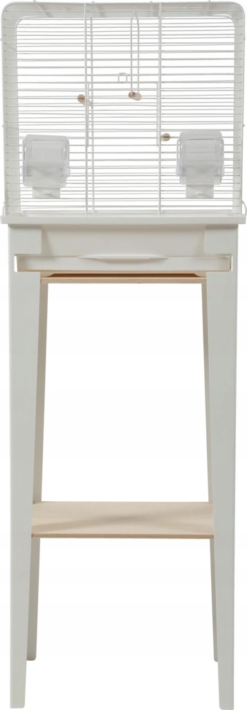 Zolux Klec pro papoušky se stojanem Chic Loft S kol. bílá pro kanárka