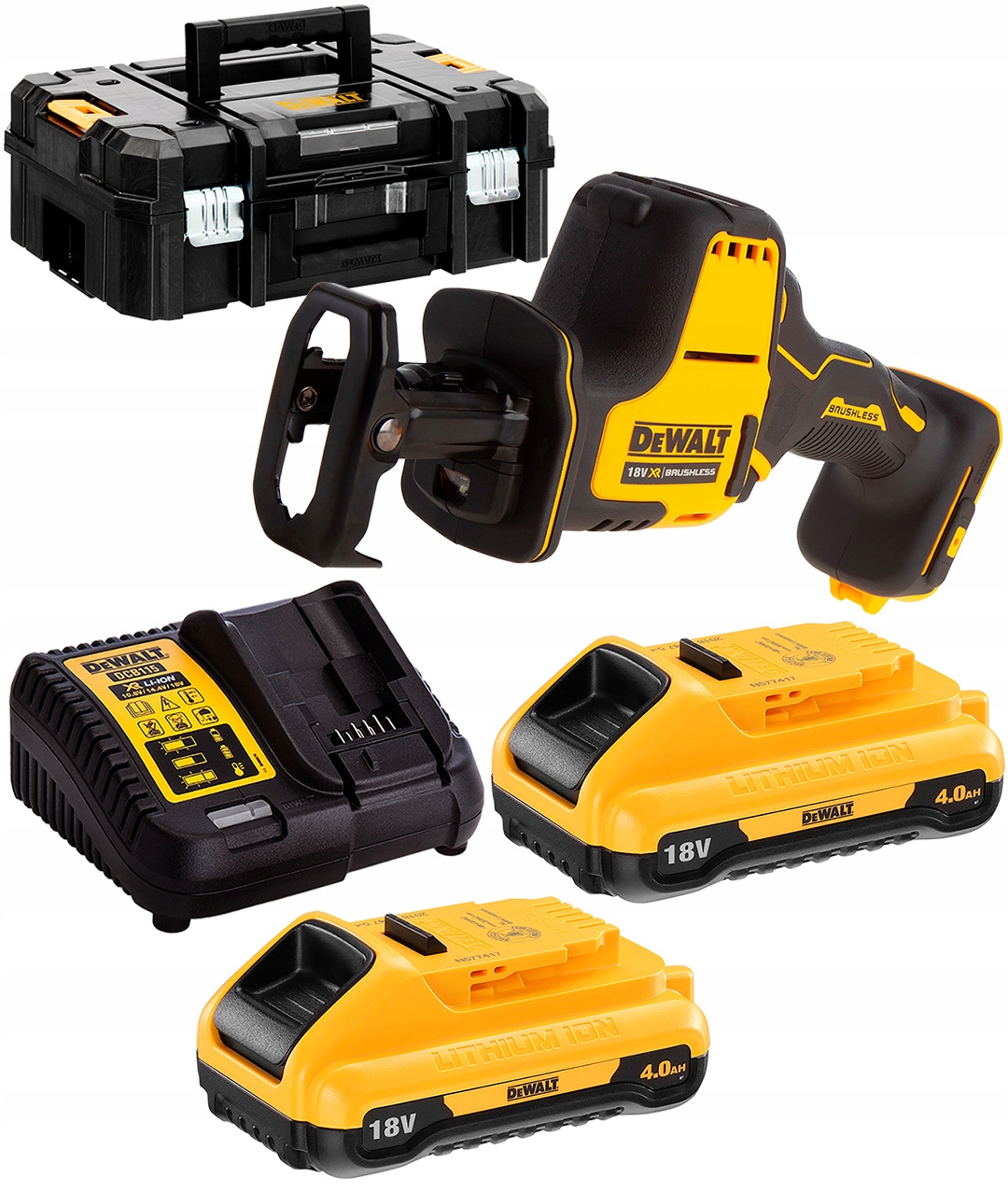 Šavlová pila 18V 2x4Ah Tstak DeWalt DCS369M2