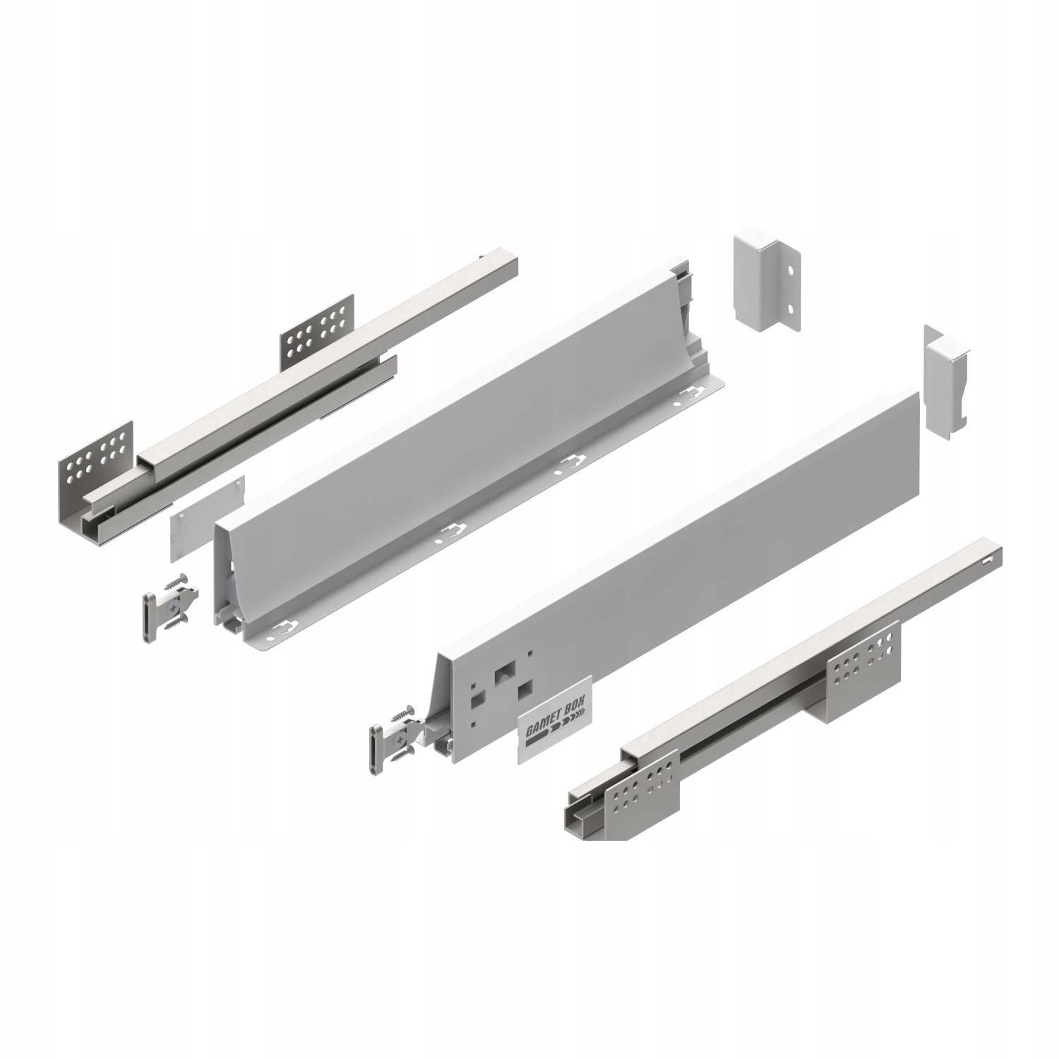 GAMET, Szuflada GAMET BOX2, niska, biała, 500mm
