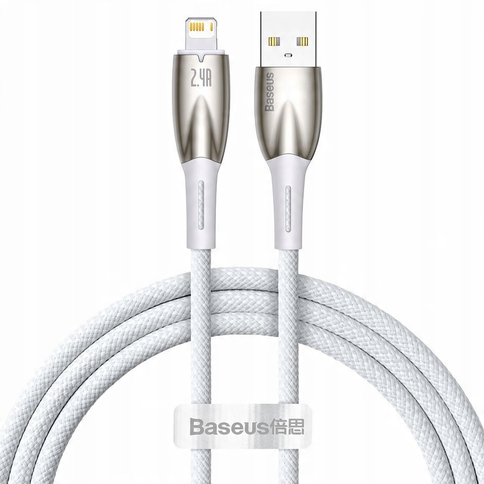 

Kabel Usb-a do Lightning, Baseus, 2.4A, przewód 1m