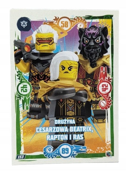 Karta Lego Ninjago Seria 9 Numer 153