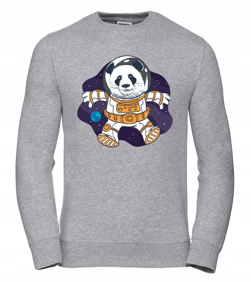 Dámská Mikina Panda Cosmonaut XL šedá
