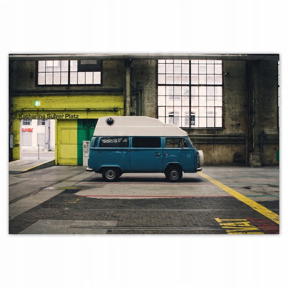 

Plakaty 93x62 Niebieski bus Auto