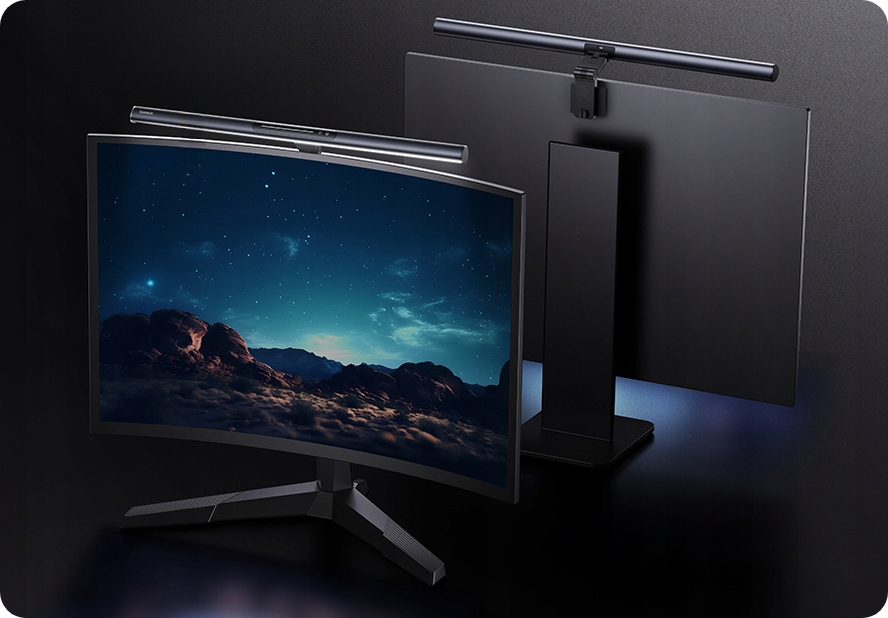 BASEUS I-WOK3 LAMPKA LED DO KOMPUTERA MONITORA REGULOWANA NOCNA MAGNETYCZNA Zasilanie sieciowe