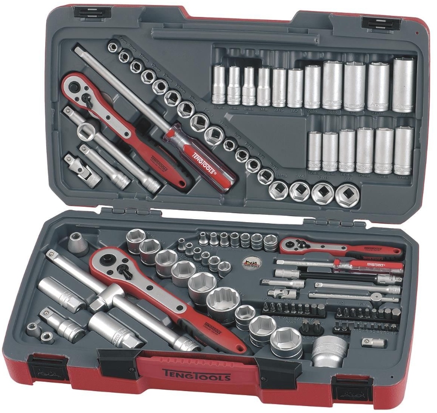 TENGTOOLS ZESTAW NASADEK + GRZECHOTKI 1/2 38/ 1/4
