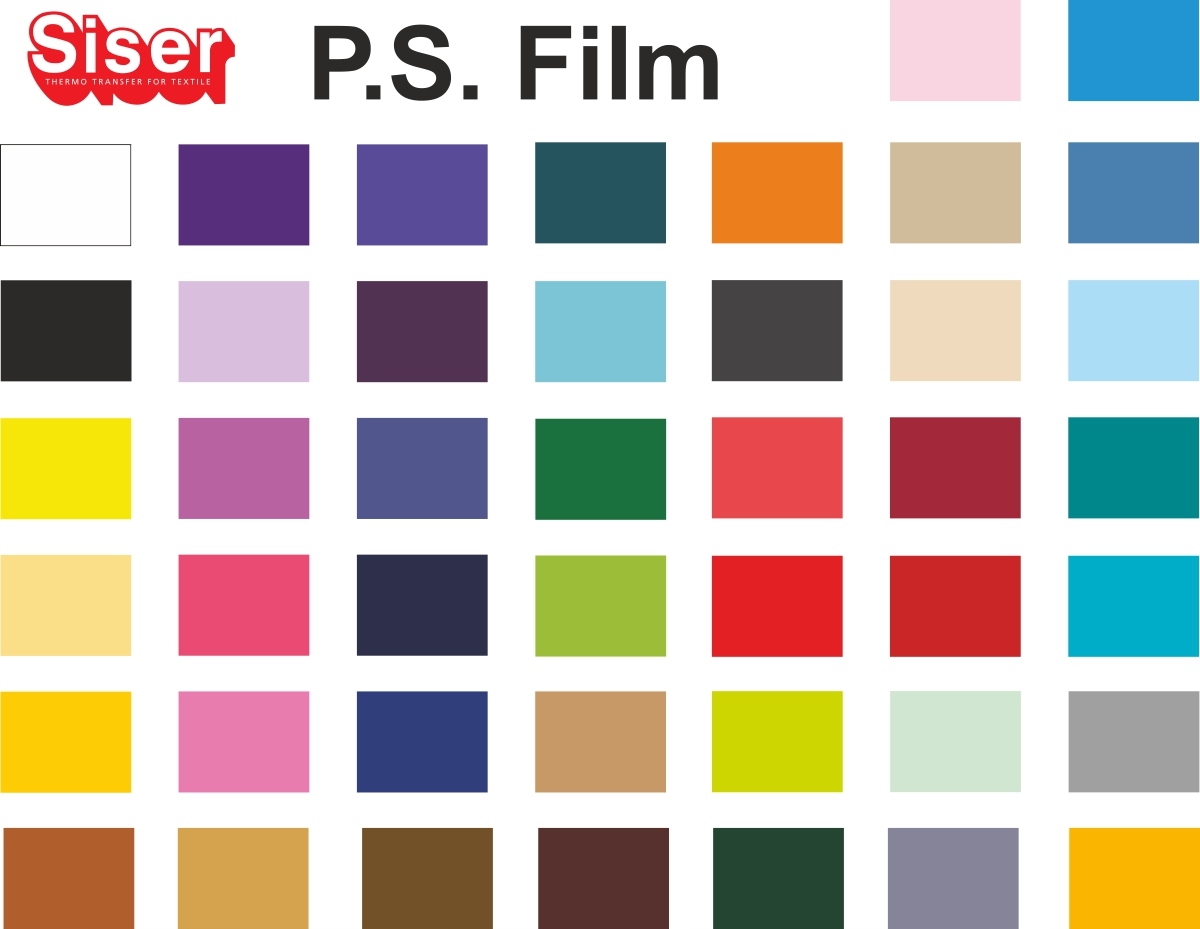

Folia Flex Siser P.s. Film 100x50cm Termotransfer