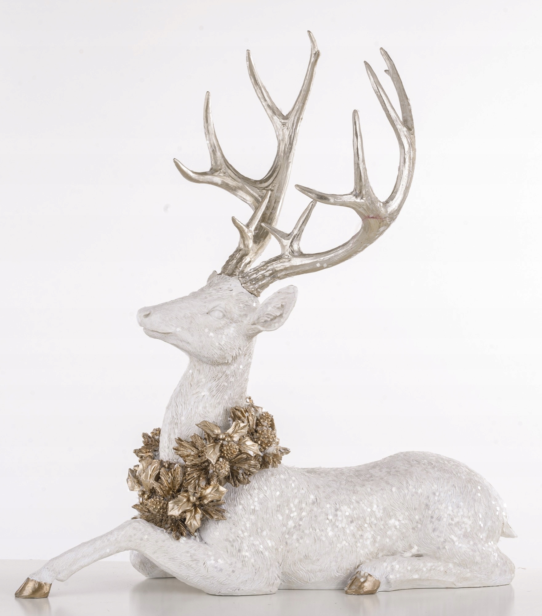 RENIFER FIGURKA ŚWIĄTECZNA BIAŁY JELEŃ DEKORACJA Rodzaj figurka